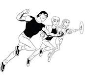 coloriage ben 10 et son equipe